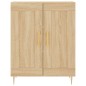 vidaXL Aparador de madera de ingeniería roble Sonoma 69,5x34x90 cm vidaXL Aparador de madera de ingeniería roble Sonoma 69,5x34x90 cm