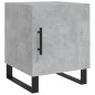 vidaXL Mesita de noche madera de ingeniería gris hormigón 40x40x50 cm vidaXL Mesita de noche madera de ingeniería gris hormigón 40x40x50 cm