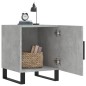 vidaXL Mesita de noche madera de ingeniería gris hormigón 40x40x50 cm vidaXL Mesita de noche madera de ingeniería gris hormigón 40x40x50 cm