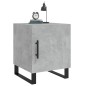 vidaXL Mesita de noche madera de ingeniería gris hormigón 40x40x50 cm vidaXL Mesita de noche madera de ingeniería gris hormigón 40x40x50 cm
