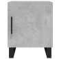 vidaXL Mesita de noche madera de ingeniería gris hormigón 40x40x50 cm vidaXL Mesita de noche madera de ingeniería gris hormigón 40x40x50 cm