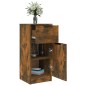 vidaXL Aparador madera contrachapada color roble ahumado 30x30x70 cm vidaXL Aparador madera contrachapada color roble ahumado 30x30x70 cm