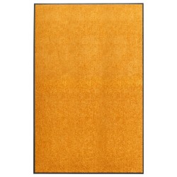 vidaXL Felpudo lavable naranja 120x180 cm
