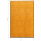 vidaXL Felpudo lavable naranja 120x180 cm vidaXL Felpudo lavable naranja 120x180 cm