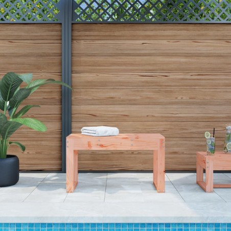 vidaXL Banco de jardín madera maciza de abeto Douglas 80x38x45 cm