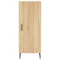 vidaXL Aparador madera contrachapada color roble Sonoma 34,5x34x90 cm vidaXL Aparador madera contrachapada color roble Sonoma 34,5x34x90 cm