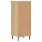 vidaXL Aparador madera contrachapada color roble Sonoma 34,5x34x90 cm vidaXL Aparador madera contrachapada color roble Sonoma 34,5x34x90 cm