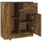 vidaXL Aparador madera contrachapada color roble ahumado 60x30x70 cm vidaXL Aparador madera contrachapada color roble ahumado 60x30x70 cm