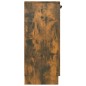 vidaXL Aparador madera contrachapada color roble ahumado 60x30x70 cm vidaXL Aparador madera contrachapada color roble ahumado 60x30x70 cm