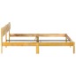 vidaXL Estructura de cama de madera maciza de mango 140 cm vidaXL Estructura de cama de madera maciza de mango 140 cm