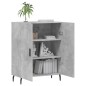 vidaXL Aparador de madera de ingeniería gris hormigón 69,5x34x90 cm vidaXL Aparador de madera de ingeniería gris hormigón 69,5x34x90 cm