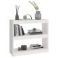 vidaXL Estantería/divisor de espacios madera pino blanco 80x30x71,5 cm vidaXL Estantería/divisor de espacios madera pino blanco 80x30x71,5 cm