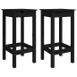 vidaXL Set de bar 3 piezas madera maciza de pino negro vidaXL Set de bar 3 piezas madera maciza de pino negro