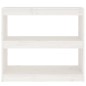vidaXL Estantería/divisor de espacios madera pino blanco 80x30x71,5 cm vidaXL Estantería/divisor de espacios madera pino blanco 80x30x71,5 cm