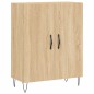 vidaXL Aparador de madera de ingeniería roble Sonoma 69,5x34x90 cm vidaXL Aparador de madera de ingeniería roble Sonoma 69,5x34x90 cm