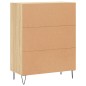 vidaXL Aparador de madera de ingeniería roble Sonoma 69,5x34x90 cm vidaXL Aparador de madera de ingeniería roble Sonoma 69,5x34x90 cm