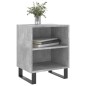vidaXL Mesita de noche madera de ingeniería gris hormigón 40x30x50 cm vidaXL Mesita de noche madera de ingeniería gris hormigón 40x30x50 cm
