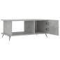 vidaXL Mesa de centro madera contrachapada gris hormigón 90x50x40 cm vidaXL Mesa de centro madera contrachapada gris hormigón 90x50x40 cm