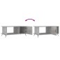vidaXL Mesa de centro madera contrachapada gris hormigón 90x50x40 cm vidaXL Mesa de centro madera contrachapada gris hormigón 90x50x40 cm