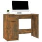 vidaXL Escritorio madera contrachapada roble ahumado 100x50x75 cm vidaXL Escritorio madera contrachapada roble ahumado 100x50x75 cm