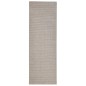 vidaXL Alfombra de sisal natural color arena 66x200 cm vidaXL Alfombra de sisal natural color arena 66x200 cm