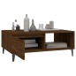 vidaXL Mesa de centro madera de ingeniería roble marrón 90x60x35 cm vidaXL Mesa de centro madera de ingeniería roble marrón 90x60x35 cm