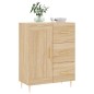 vidaXL Aparador de madera de ingeniería roble Sonoma 69,5x34x90 cm vidaXL Aparador de madera de ingeniería roble Sonoma 69,5x34x90 cm