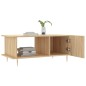 vidaXL Mesa de centro madera contrachapada roble Sonoma 90x50x40 cm vidaXL Mesa de centro madera contrachapada roble Sonoma 90x50x40 cm