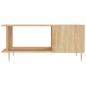 vidaXL Mesa de centro madera contrachapada roble Sonoma 90x50x40 cm vidaXL Mesa de centro madera contrachapada roble Sonoma 90x50x40 cm