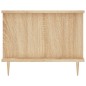 vidaXL Mesa de centro madera contrachapada roble Sonoma 90x50x40 cm vidaXL Mesa de centro madera contrachapada roble Sonoma 90x50x40 cm