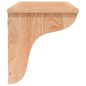 vidaXL Toallero de madera maciza nogal 60x30x35 cm vidaXL Toallero de madera maciza nogal 60x30x35 cm