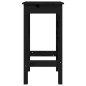 vidaXL Set de bar 3 piezas madera maciza de pino negro vidaXL Set de bar 3 piezas madera maciza de pino negro