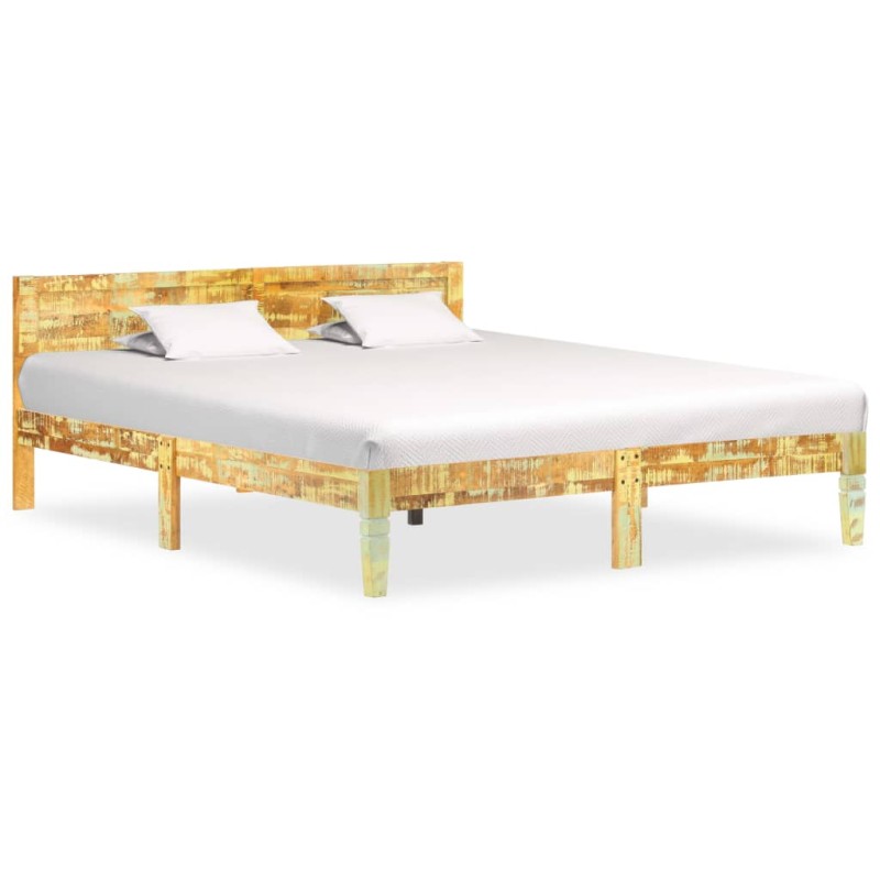vidaXL Estructura de cama de madera maciza reciclada 180x200 cm vidaXL Estructura de cama de madera maciza reciclada 180x200 cm