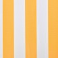 vidaXL Toldo de lona amarillo girasol y blanco 3x2,5 m sin armazón vidaXL Toldo de lona amarillo girasol y blanco 3x2,5 m sin armazón