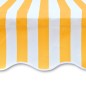 vidaXL Toldo de lona amarillo girasol y blanco 3x2,5 m sin armazón vidaXL Toldo de lona amarillo girasol y blanco 3x2,5 m sin armazón