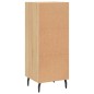 vidaXL Aparador madera contrachapada color roble Sonoma 34,5x34x90 cm vidaXL Aparador madera contrachapada color roble Sonoma 34,5x34x90 cm