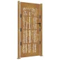 vidaXL Puerta de jardín acero corten diseño bambú 105x205 cm vidaXL Puerta de jardín acero corten diseño bambú 105x205 cm