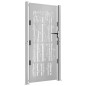 vidaXL Puerta de jardín acero corten diseño bambú 105x205 cm vidaXL Puerta de jardín acero corten diseño bambú 105x205 cm