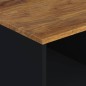 vidaXL Mesa de centro madera maciza mango y contrachapada 80x50x40 cm