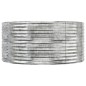 vidaXL Jardinera arriate acero recubrimiento polvo plata 367x140x68cm vidaXL Jardinera arriate acero recubrimiento polvo plata 367x140x68cm