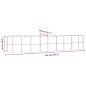 vidaXL Jardinera arriate acero recubrimiento polvo plata 367x140x68cm vidaXL Jardinera arriate acero recubrimiento polvo plata 367x140x68cm