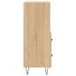vidaXL Aparador madera contrachapada color roble Sonoma 34,5x34x90 cm vidaXL Aparador madera contrachapada color roble Sonoma 34,5x34x90 cm