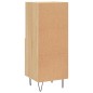 vidaXL Aparador madera contrachapada color roble Sonoma 34,5x34x90 cm vidaXL Aparador madera contrachapada color roble Sonoma 34,5x34x90 cm