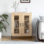 vidaXL Aparador de madera de ingeniería roble Sonoma 69,5x34x90 cm vidaXL Aparador de madera de ingeniería roble Sonoma 69,5x34x90 cm
