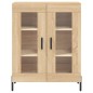 vidaXL Aparador de madera de ingeniería roble Sonoma 69,5x34x90 cm vidaXL Aparador de madera de ingeniería roble Sonoma 69,5x34x90 cm