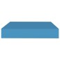 vidaXL Estante flotante de pared MDF azul 23x23,5x3,8 cm