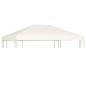 vidaXL Toldo de cenador 310 g/m² 4x3 m blanco crema vidaXL Toldo de cenador 310 g/m² 4x3 m blanco crema