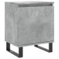 vidaXL Mesita de noche madera de ingeniería gris hormigón 40x30x50 cm vidaXL Mesita de noche madera de ingeniería gris hormigón 40x30x50 cm