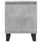 vidaXL Mesita de noche madera de ingeniería gris hormigón 40x30x50 cm vidaXL Mesita de noche madera de ingeniería gris hormigón 40x30x50 cm