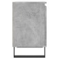 vidaXL Mesita de noche madera de ingeniería gris hormigón 40x30x50 cm vidaXL Mesita de noche madera de ingeniería gris hormigón 40x30x50 cm